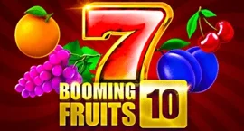 Карточка игры Booming Fruits 10 в казино Олимп