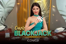 Карточка игры Oasis Blackjack в казино Олимп