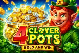 Карточка игры 4 Clover Pots в казино Олимп